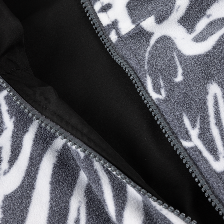 Dime Reversible Chilling Fleece - Gray / Black