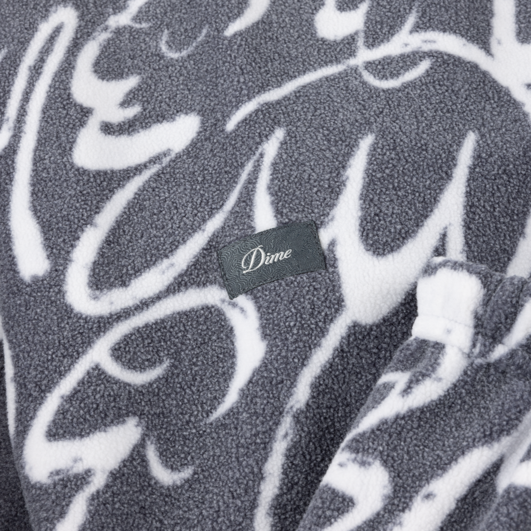 Dime Reversible Chilling Fleece - Gray / Black