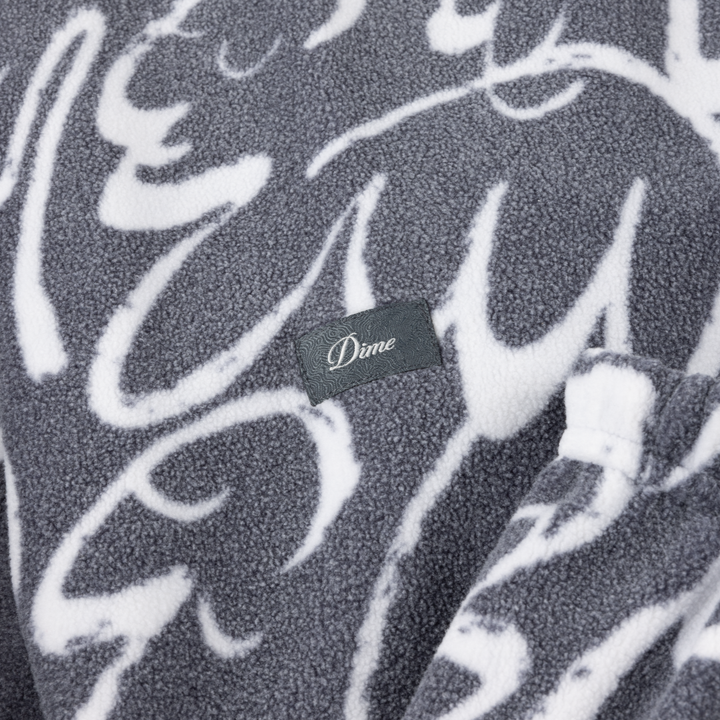 Dime Reversible Chilling Fleece - Gray / Black