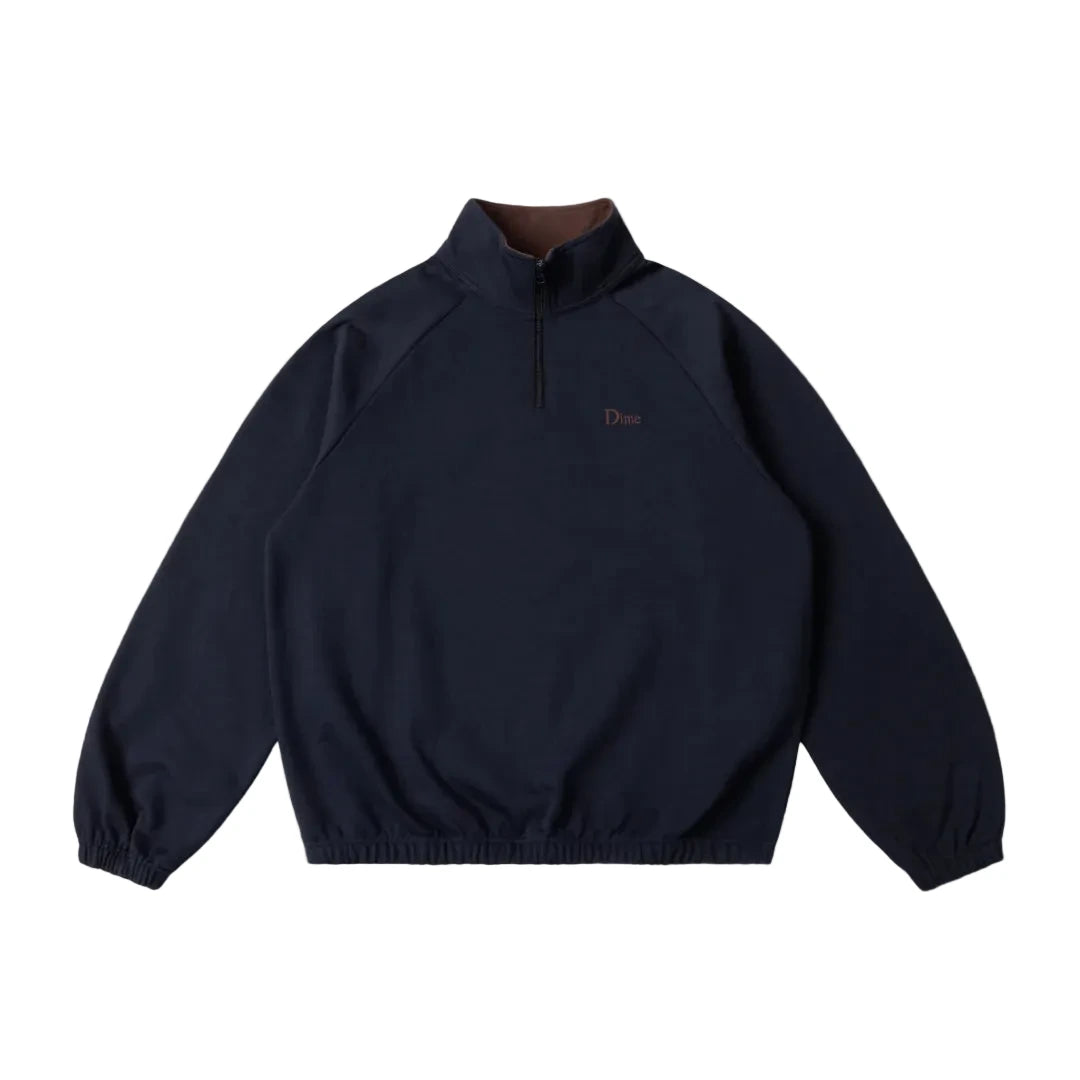Dime Classic Terry Quarter Zip - Navy