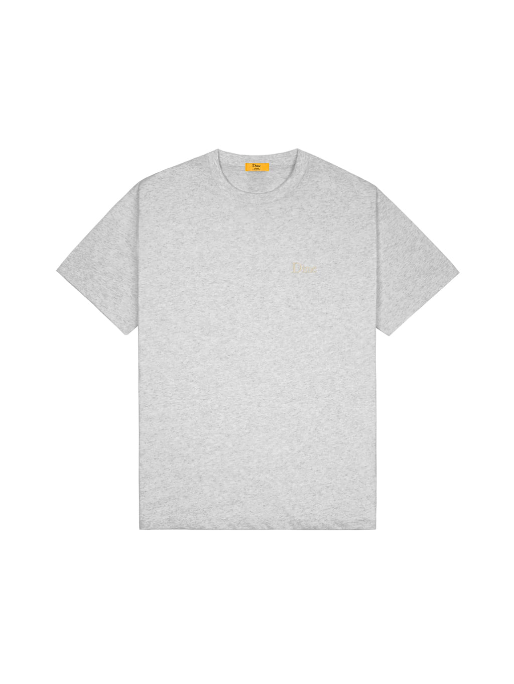 Dime Classic Small Logo Tee - Heather Grey