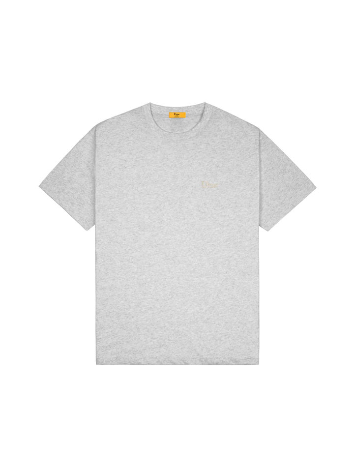 Dime Classic Small Logo Tee - Heather Grey