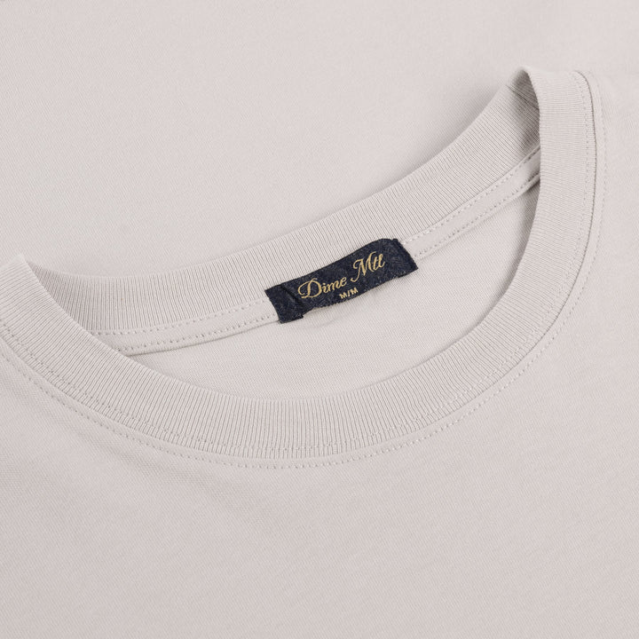 Dime Organic T-Shirt - Cement