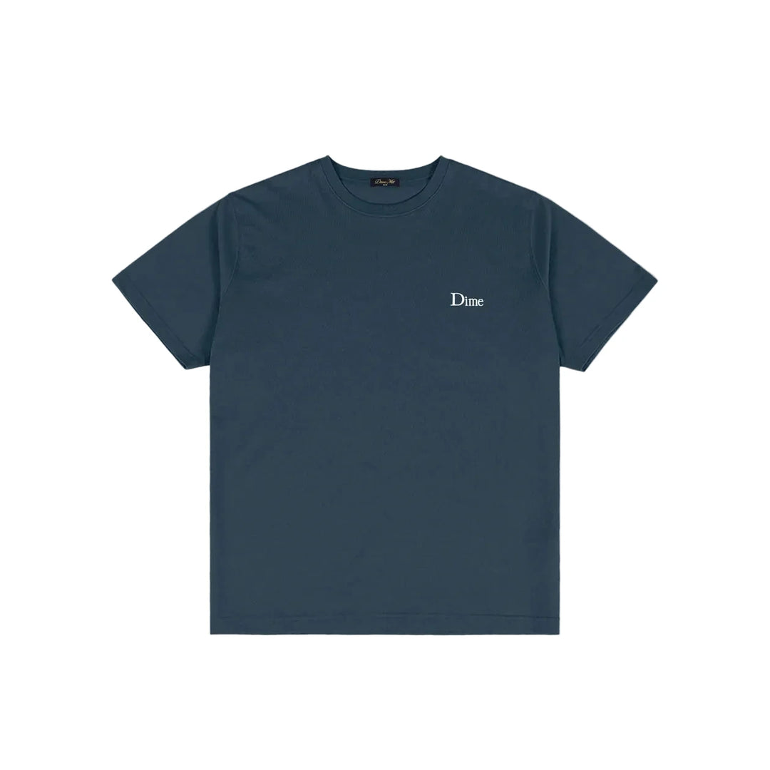 Dime Classic Small Logo T-Shirt - Navy