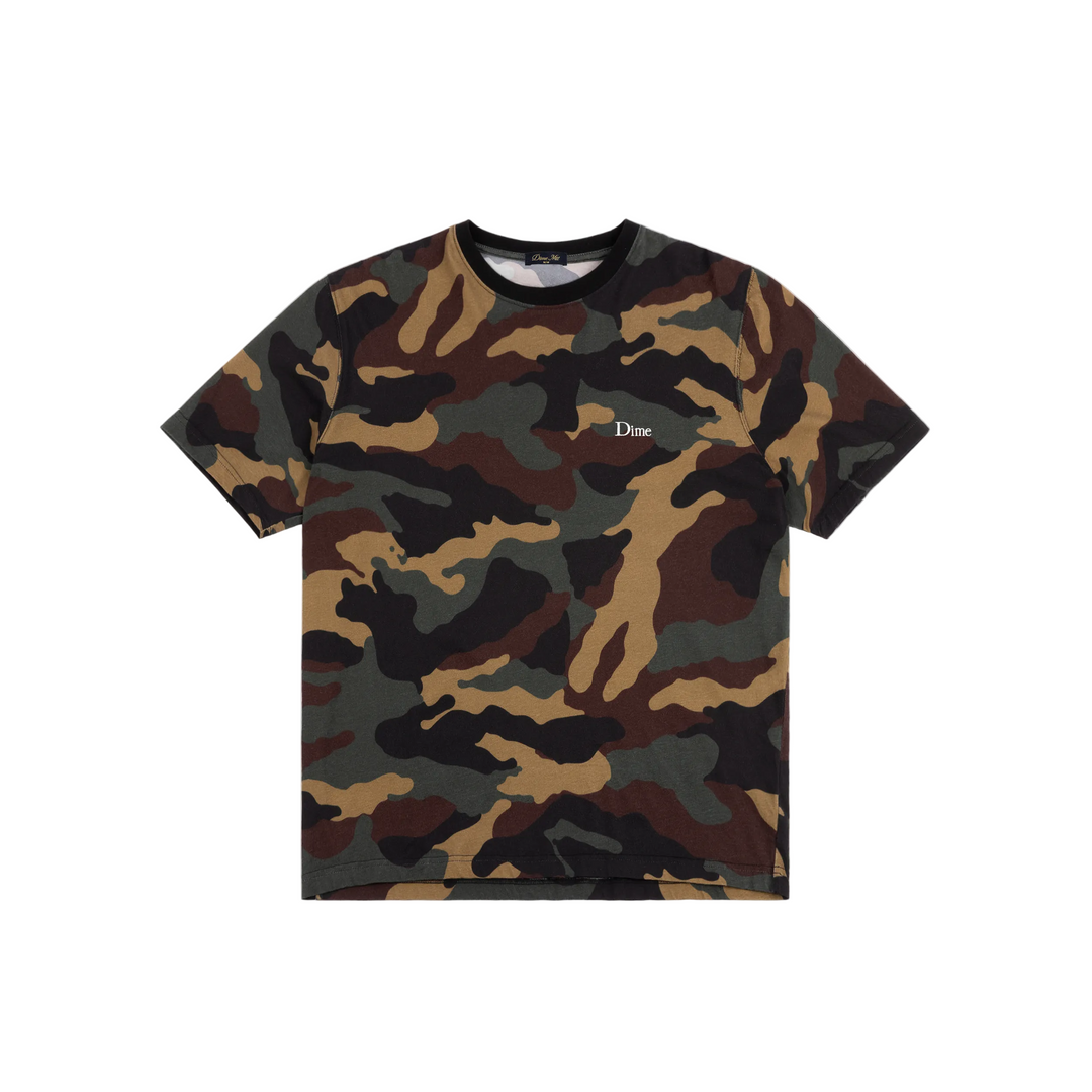 Dime Classic Logo T-Shirt - Dark Camo
