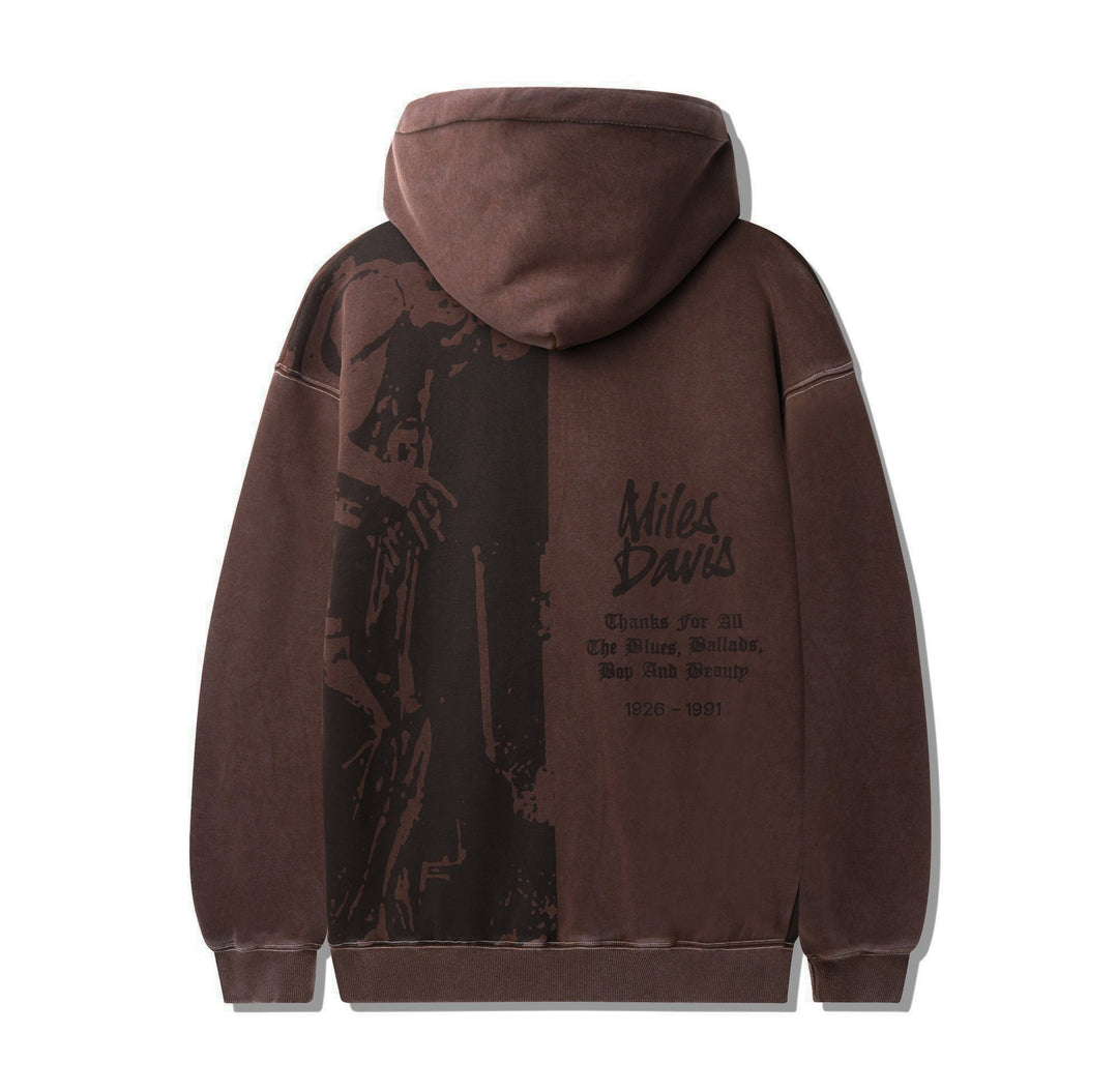 Butter x Miles Davis Thanks Zip Thru Hoody - Brown