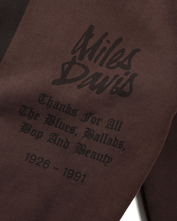 Butter x Miles Davis Thanks Zip Thru Hoody - Brown
