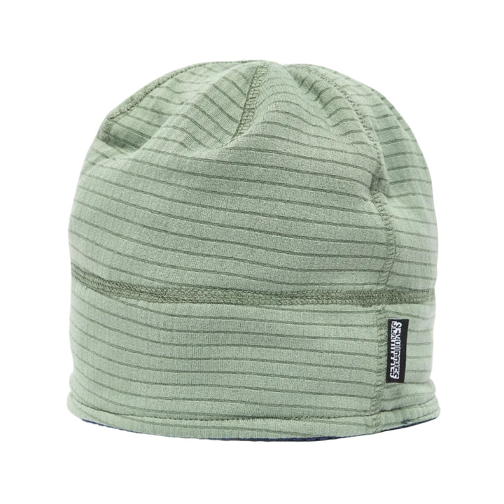 Sexhippies Reversible Grid Fleece Beanie - Navy / Sage