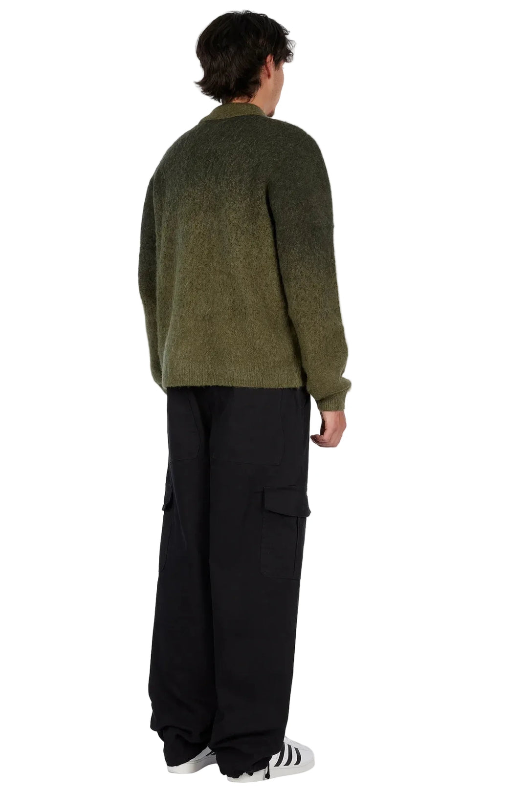 Dime Mohair Double Zip Knit - Forest