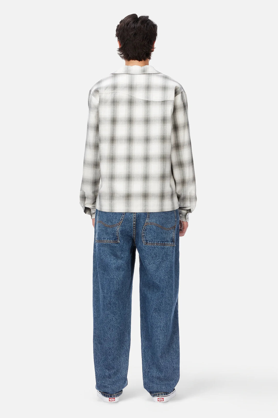 Dime Premium Flannel Shirt - Light Gray