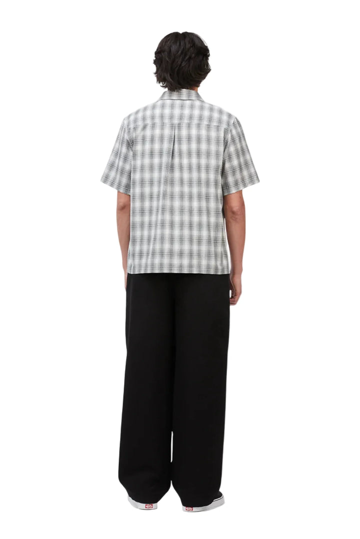Dime Plaid Button Up Shirt - Gray