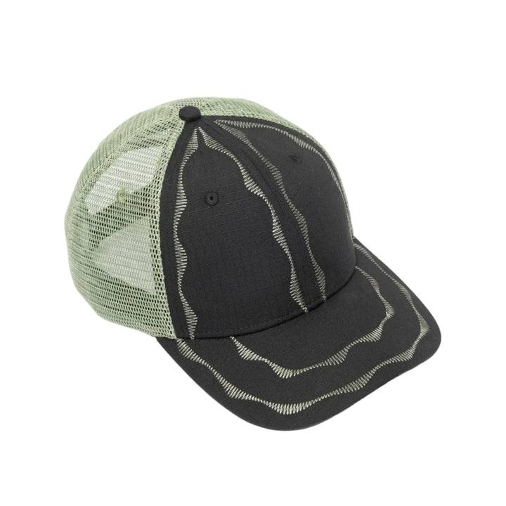 Sexhippies Welder's Stitch Trucker Hat - Black / Sage