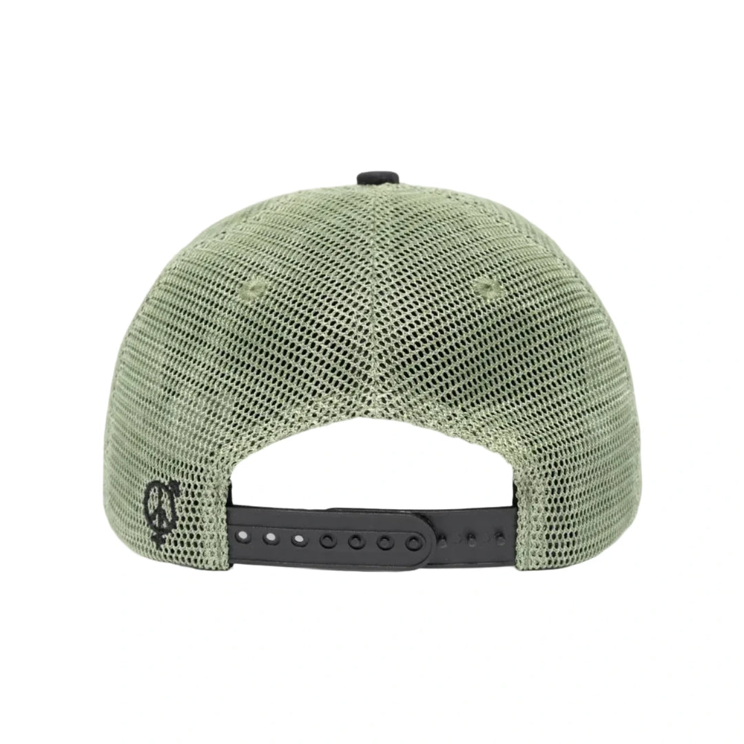 Sexhippies Welder's Stitch Trucker Hat - Black / Sage