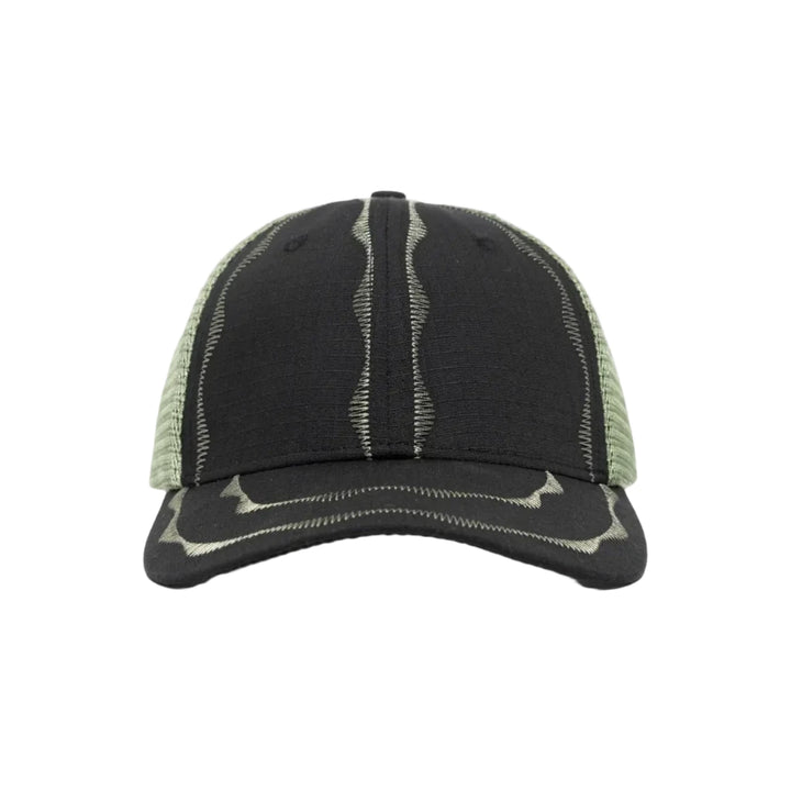 Sexhippies Welder's Stitch Trucker Hat - Black / Sage