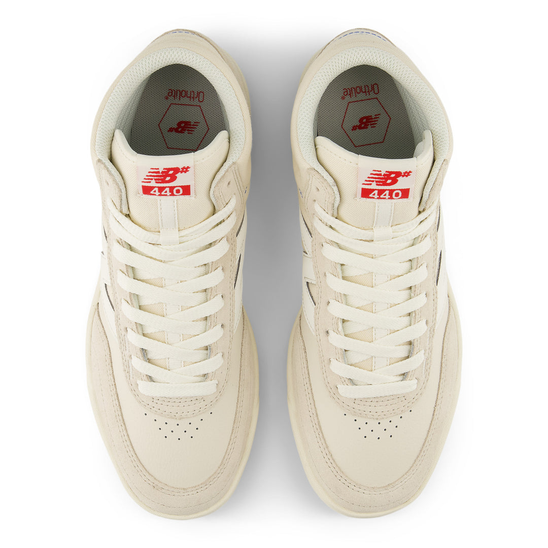 New Balance Numeric 440 High V2 - Sea Salt / White