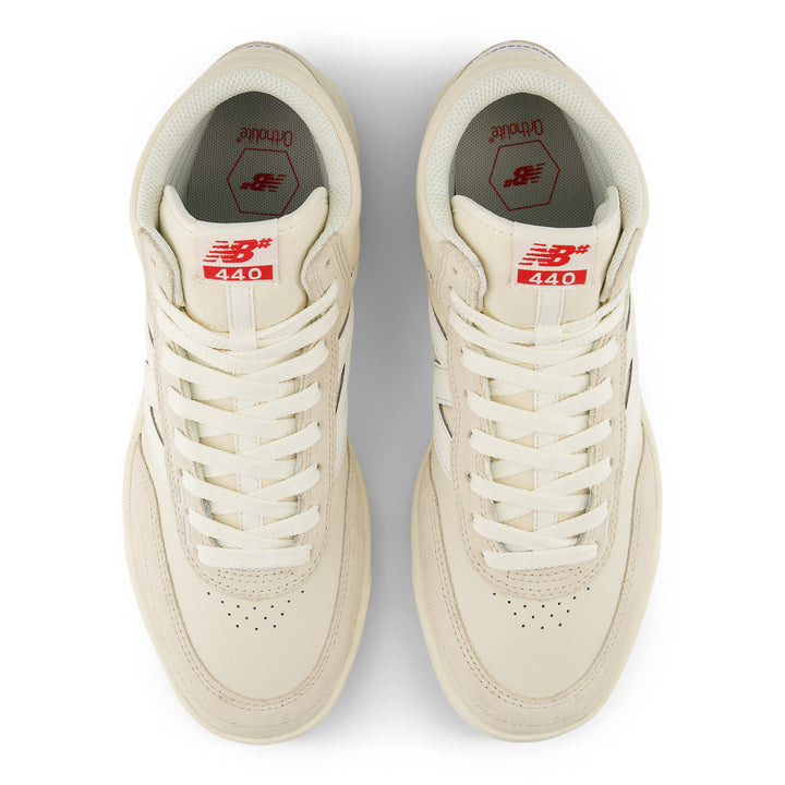 New Balance Numeric 440 High V2 - Sea Salt / White