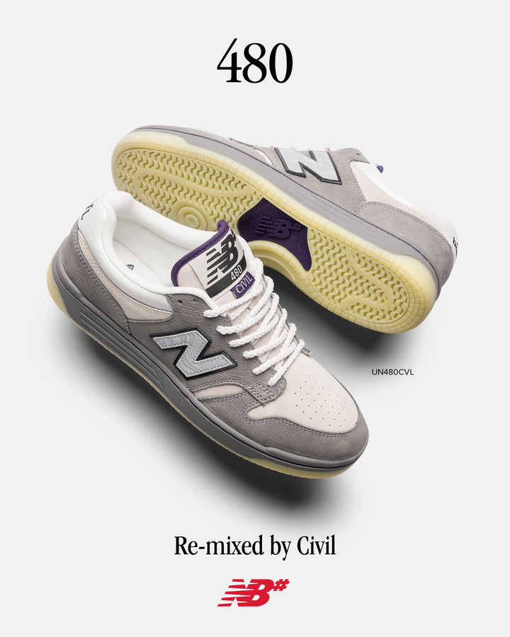 New Balance Numeric 480 x Civil - Clam Grey