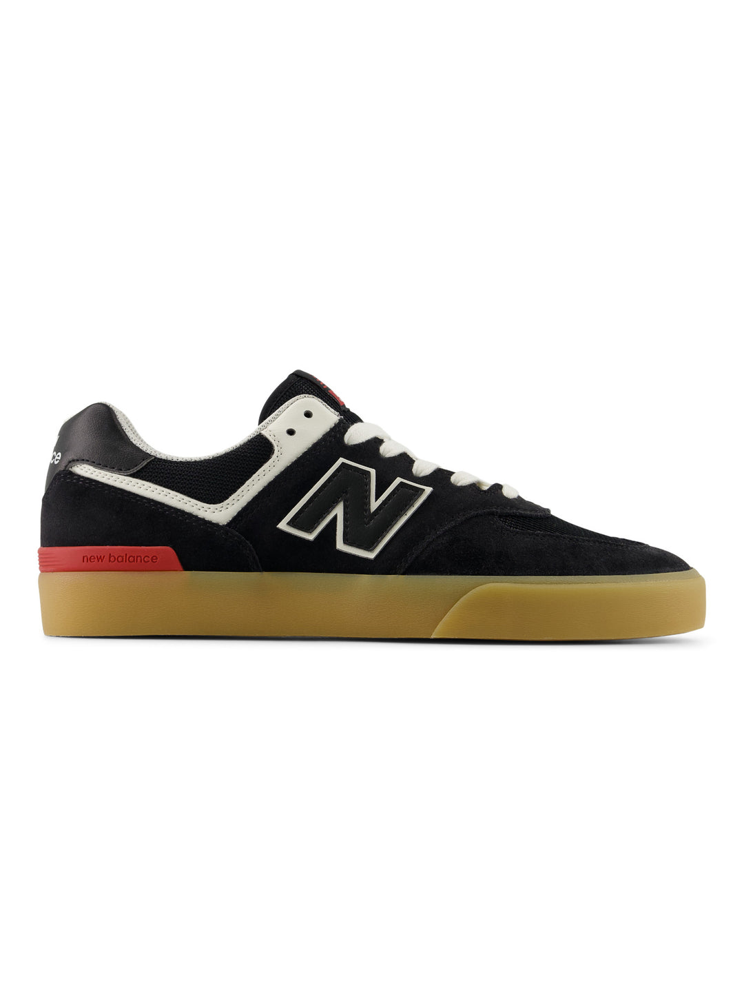 New Balance Numeric 574 Vulc - Black / Gum