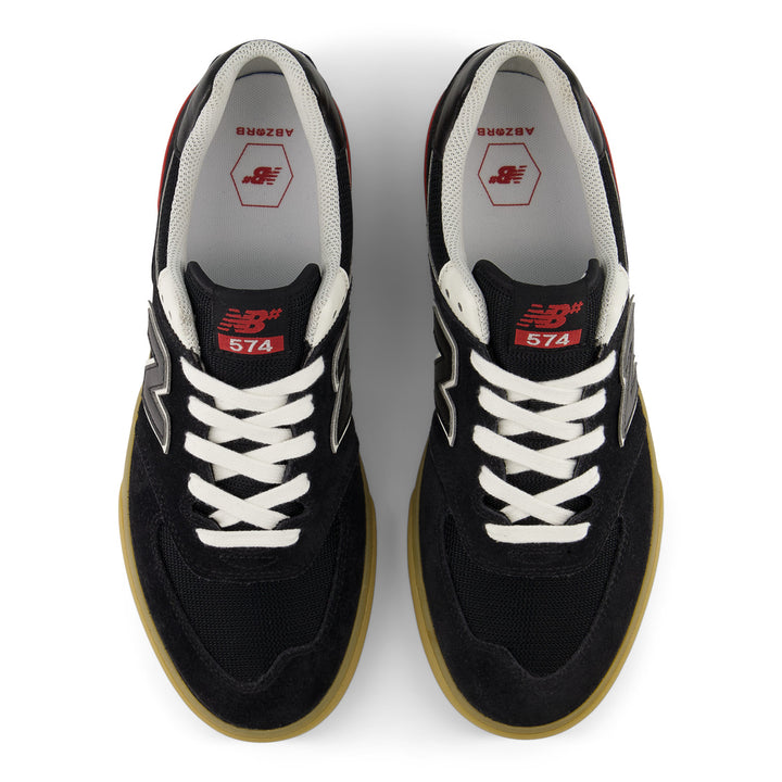 New Balance Numeric 574 Vulc - Black / Gum