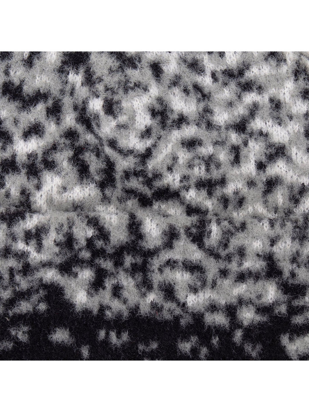 Passport Cave In Mohair Beanie - Black / Grey