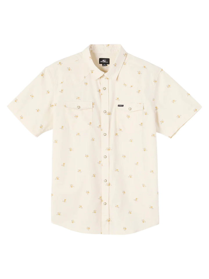 O'Neill Bar Dog Snap Shirt - Cream