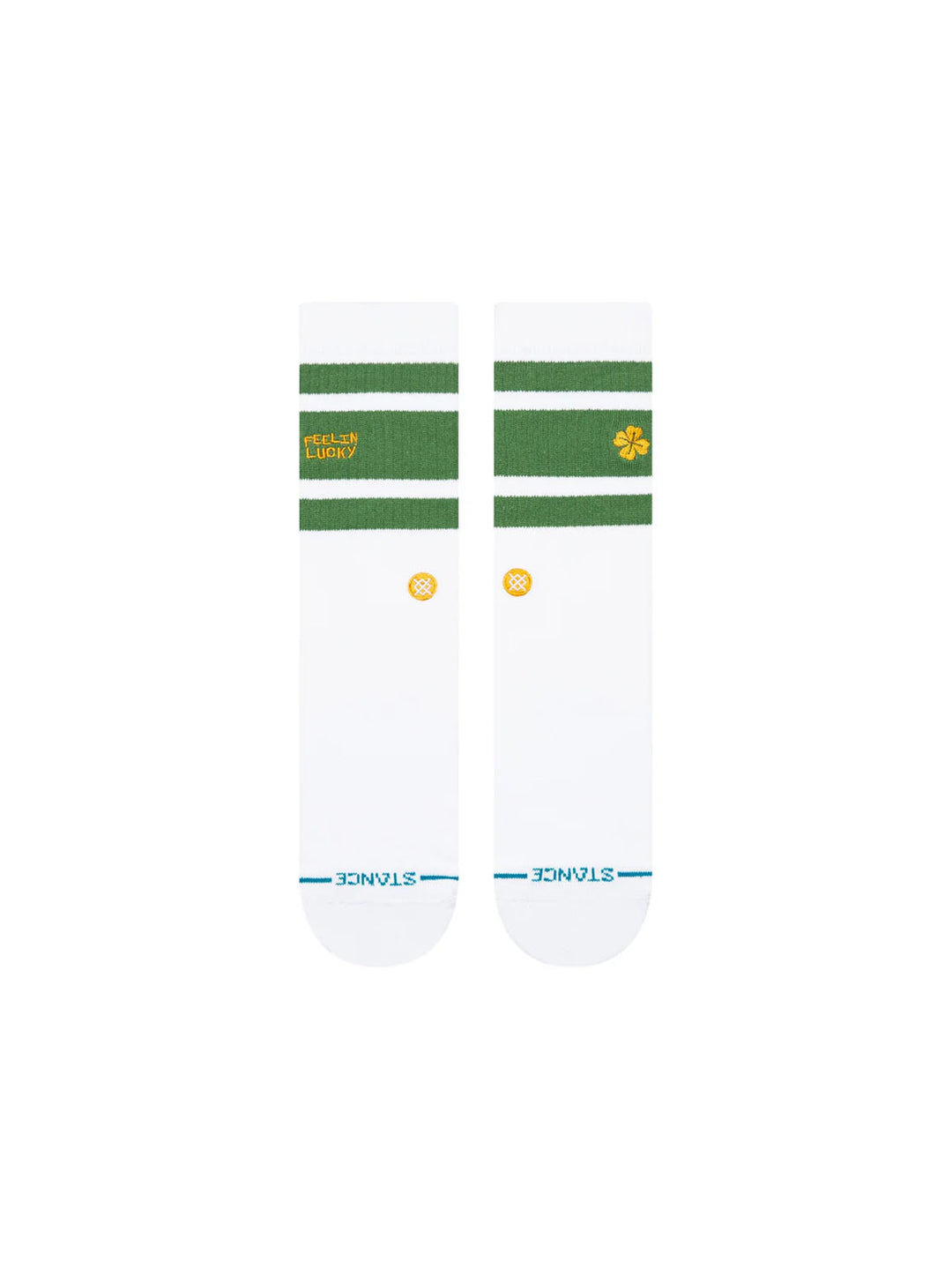 Stance Feelin Lucky Crew Sock - Green