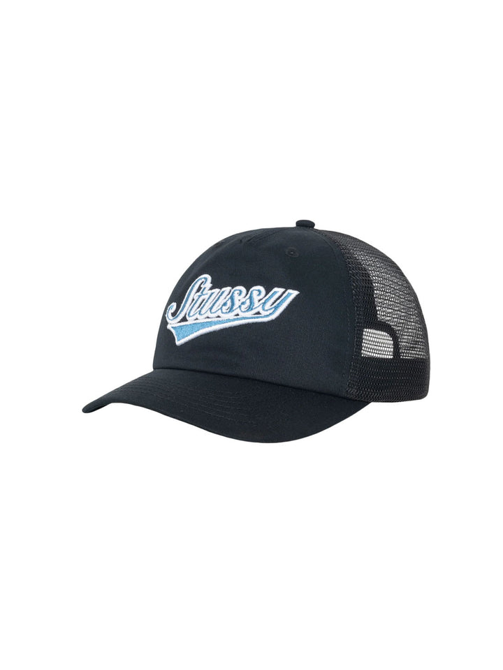 Stussy LP Trucker Athletic Cap - Black