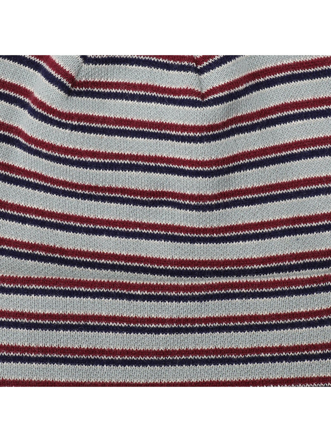 Passport Organic Stripe Knit Beanie - Light Blue