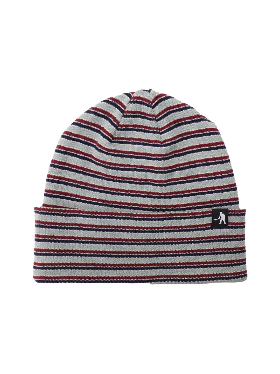 Passport Organic Stripe Knit Beanie - Light Blue