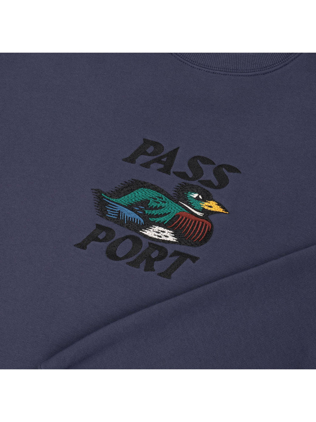 Passport Fast Duck Sweater - Dusty Blue
