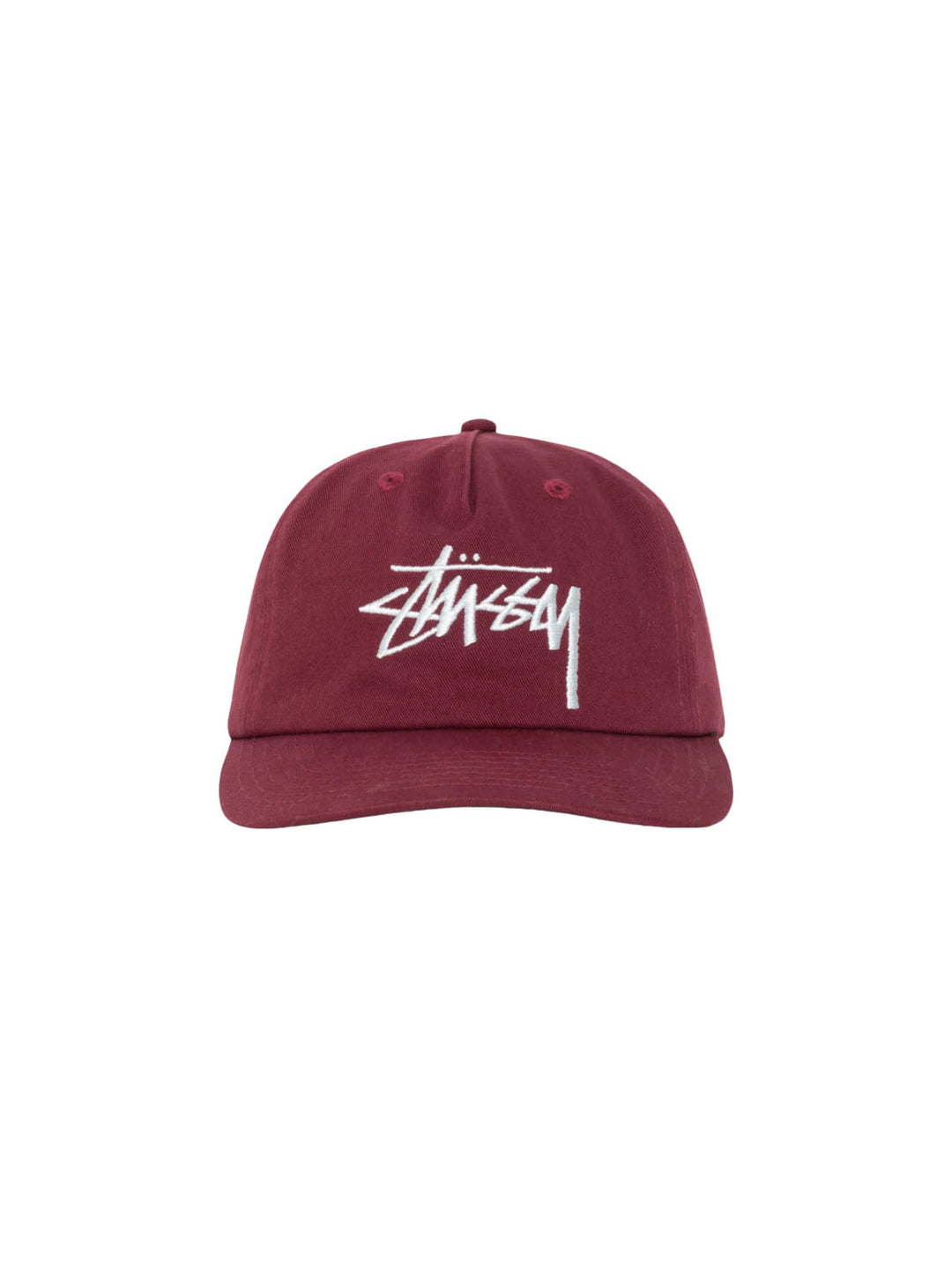 Stussy Big Stock Mid Depth Cap - Plum