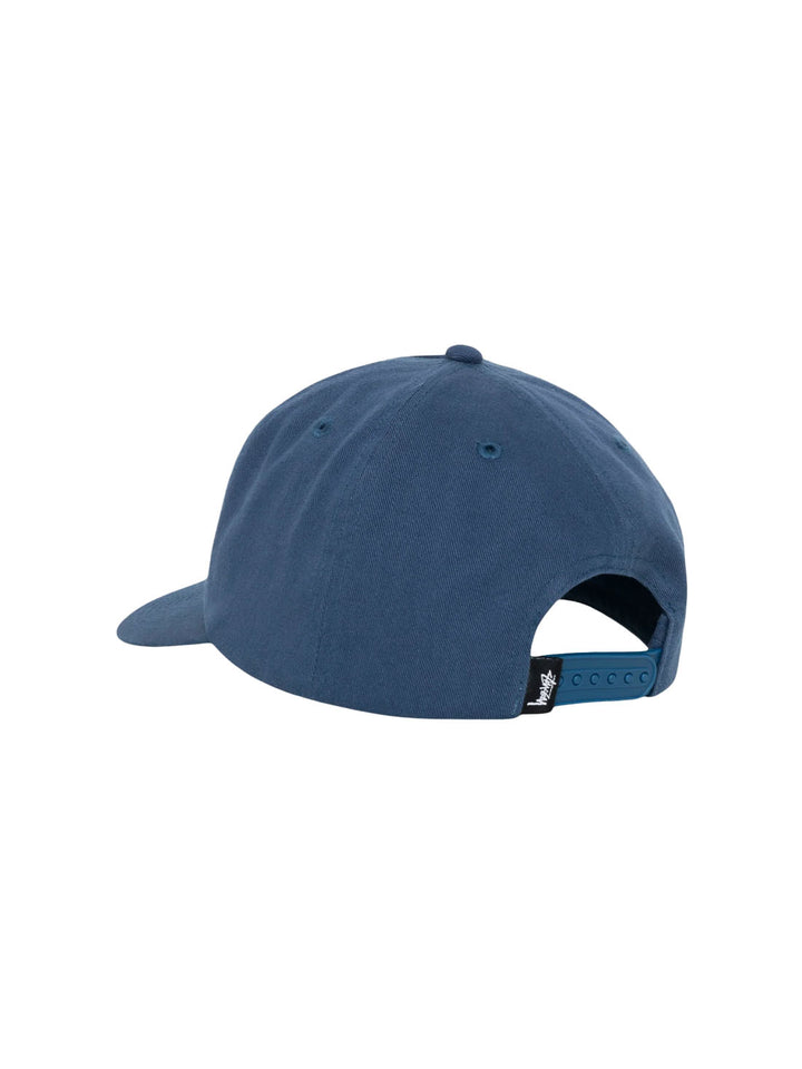 Stussy Big Stock Mid Depth Cap - Dark Blue