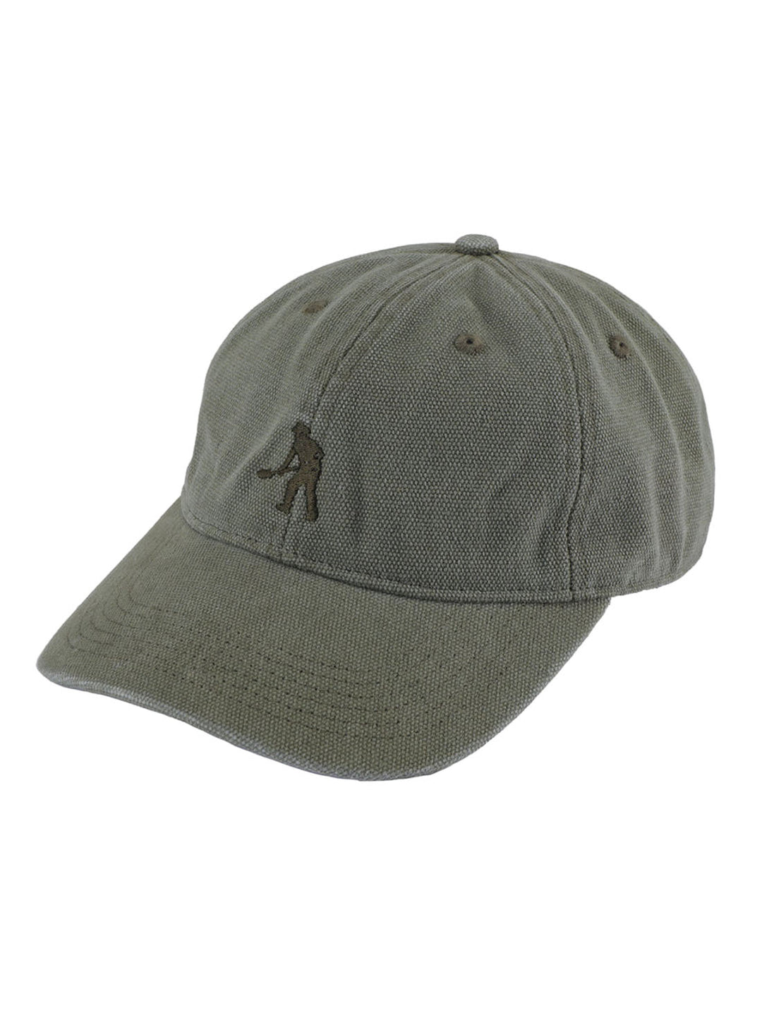 Passport Solid Canvas Leagues Cap - Washed Dark Military