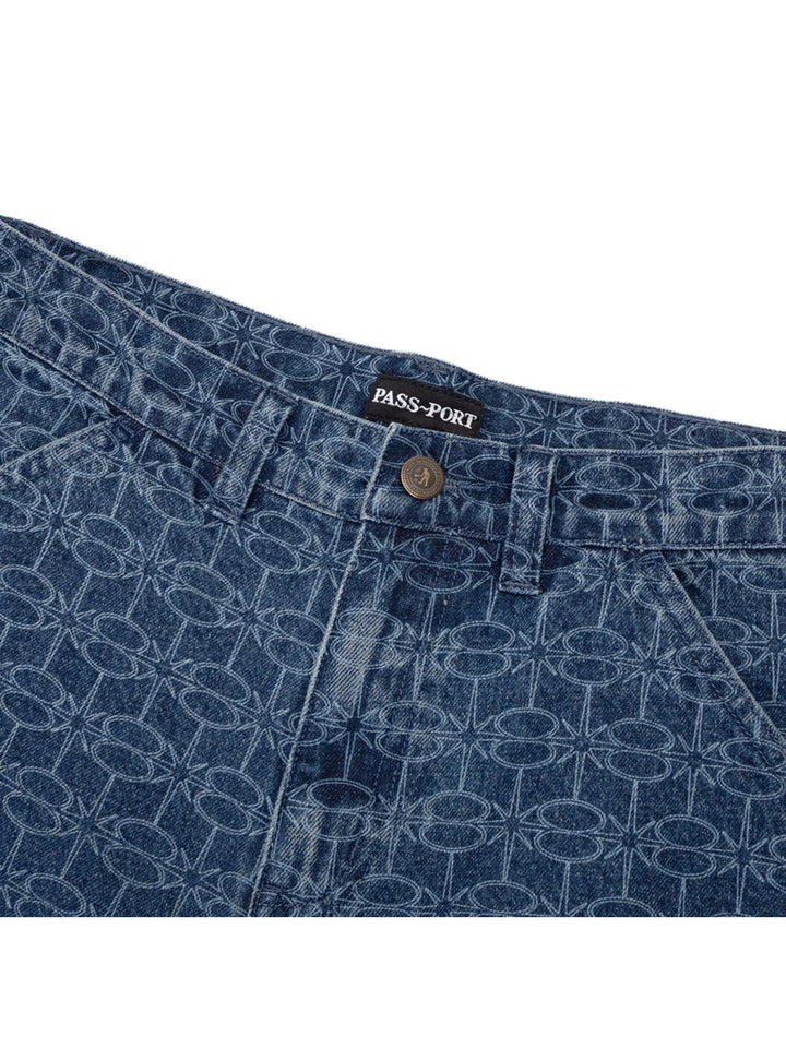 Passport Soap Sparkle Workers Club Jean Short - Washed Dark Indigo