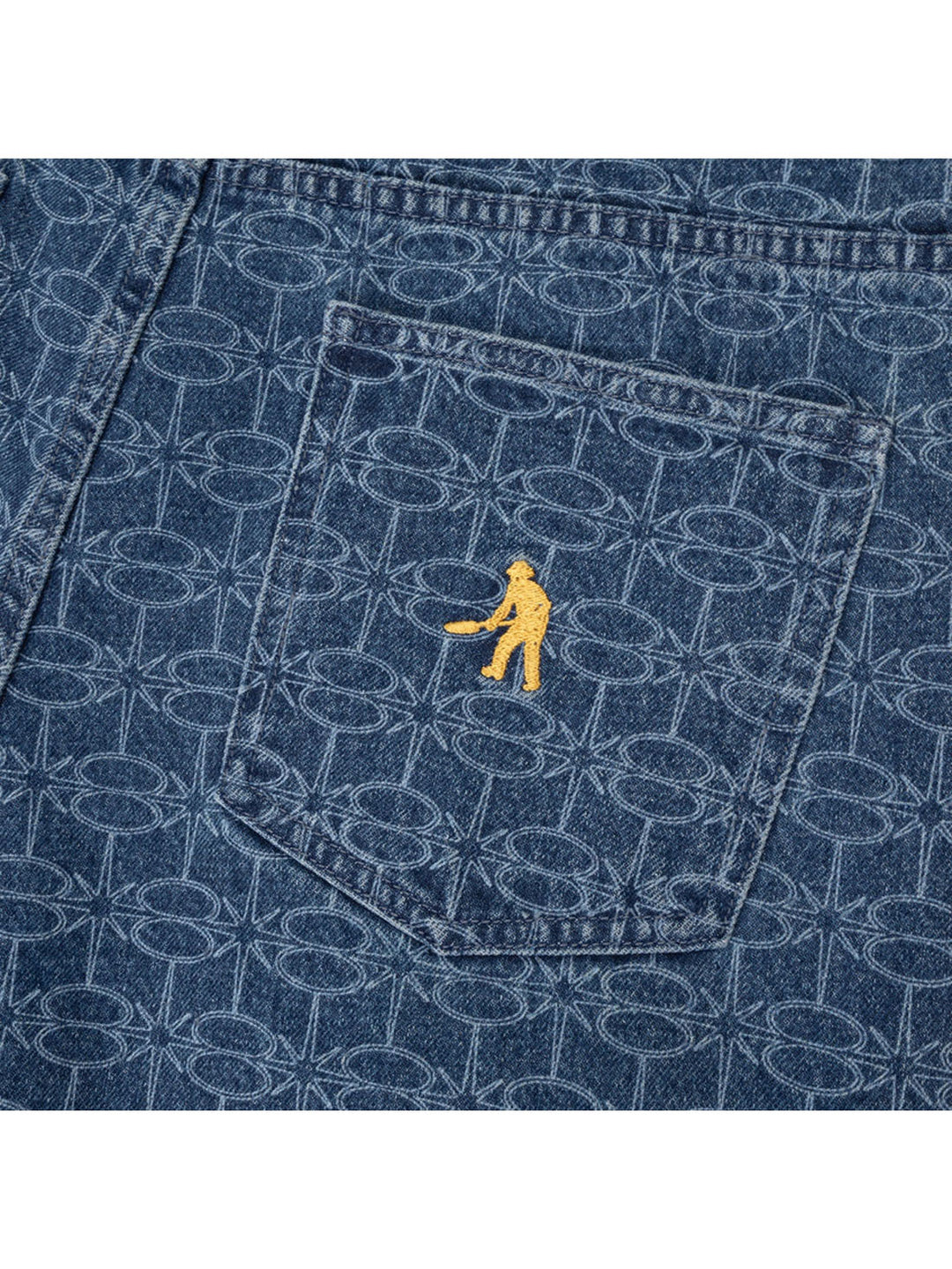 Passport Soap Sparkle Workers Club Jean Short - Washed Dark Indigo