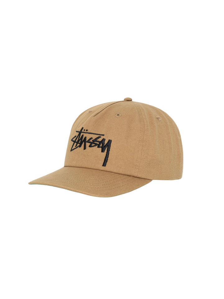 Stussy Big Stock Mid Depth Cap - Tobacco