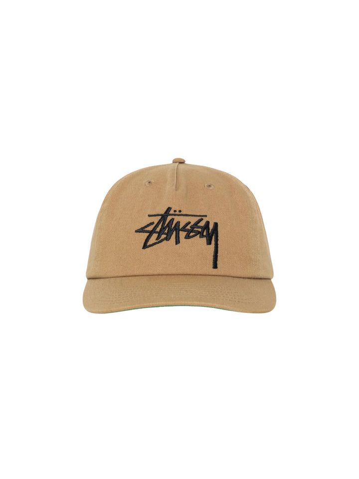 Stussy Big Stock Mid Depth Cap - Tobacco