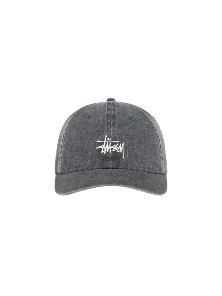 Stussy Basic Washed Low Pro Cap - Charcoal