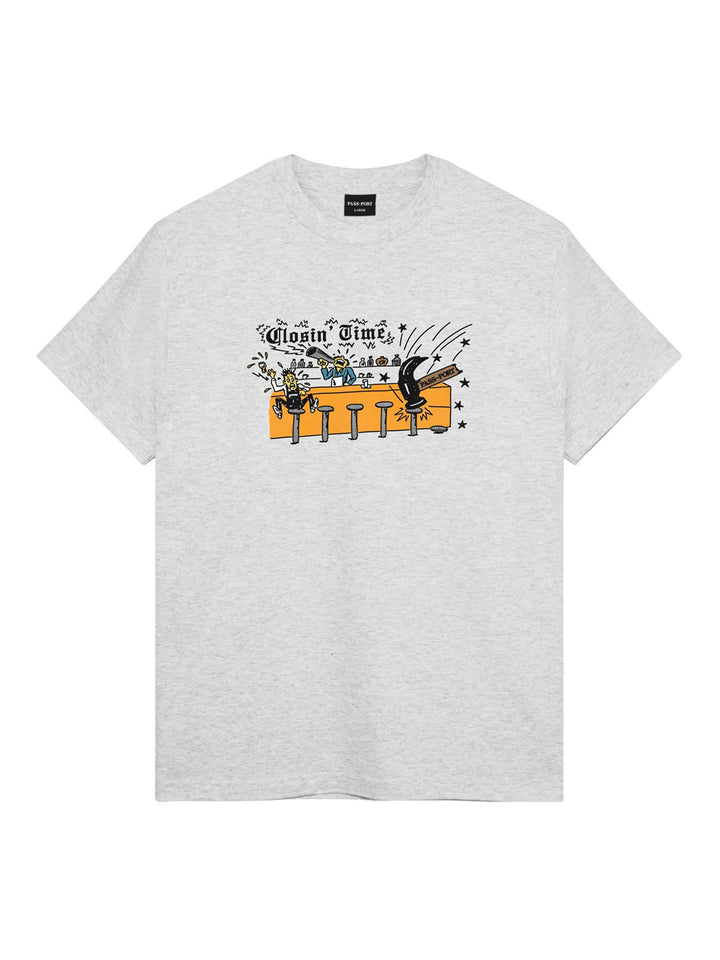 Passport Closin' Time Tee - Ash