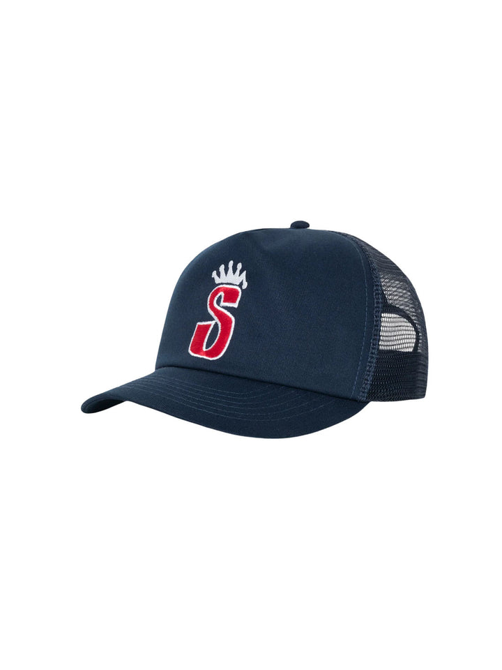 Stussy Trucker S Crown Cap - Navy