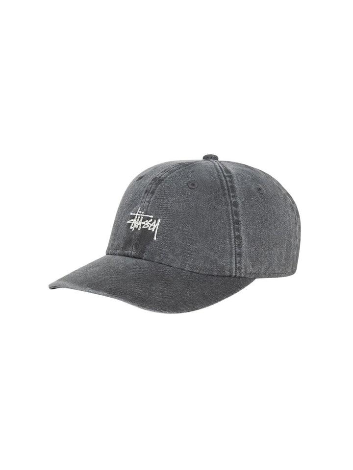 Stussy Basic Washed Low Pro Cap - Charcoal
