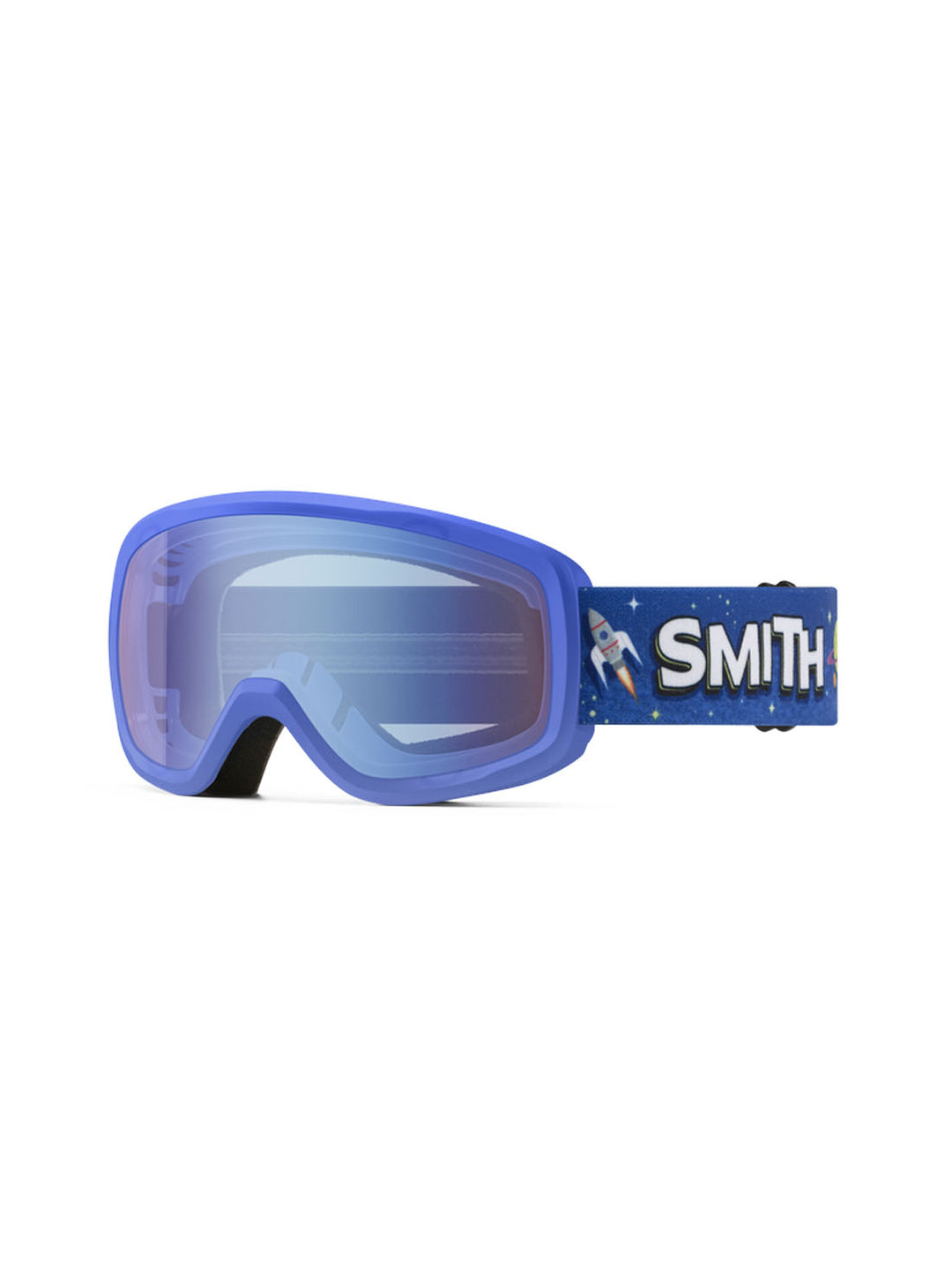 2026 Smith Snowday JR Goggles - Supernova Rockets / Blue Sensor Mirror Lens