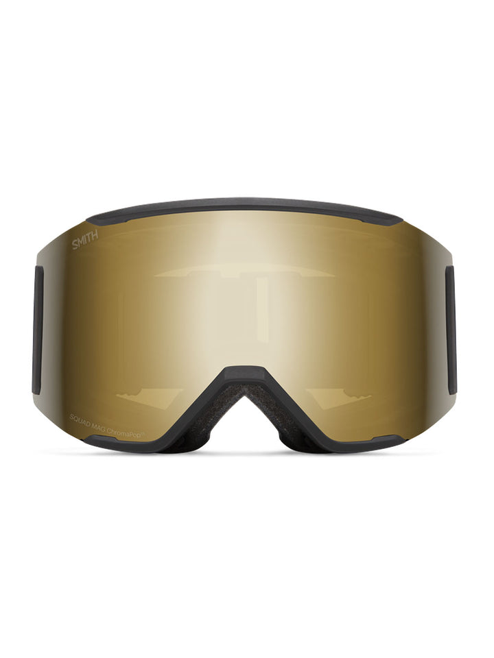 2026 Smith Squad Mag Goggles - Black / Sun Black Gold Mirror Lens