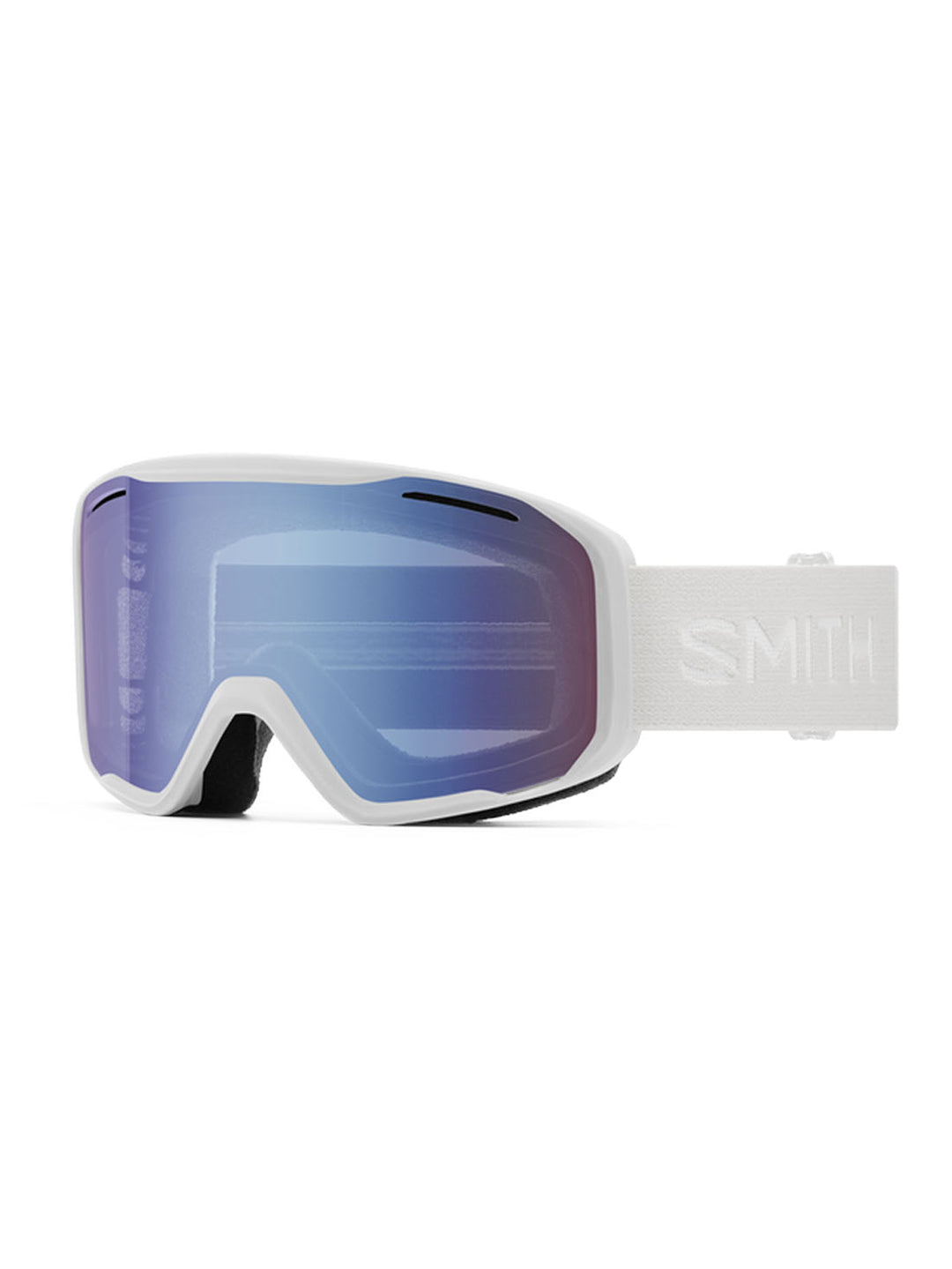 2026 Smith Blazer Goggles - White / Blue Sensor Mirror Lens