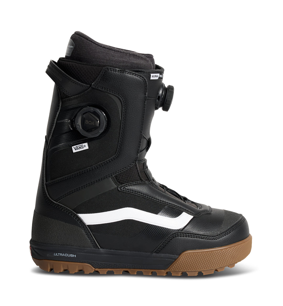 2027 Vans Aura Pro 2.0 Men's Snowboard Boot - Black / White / Gum