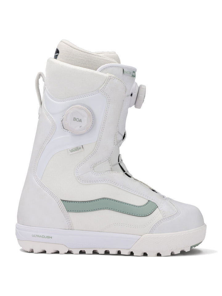 2026 Vans Encore Pro 30th Anniversary Womens Snowboard Boot - White / Grey Olive
