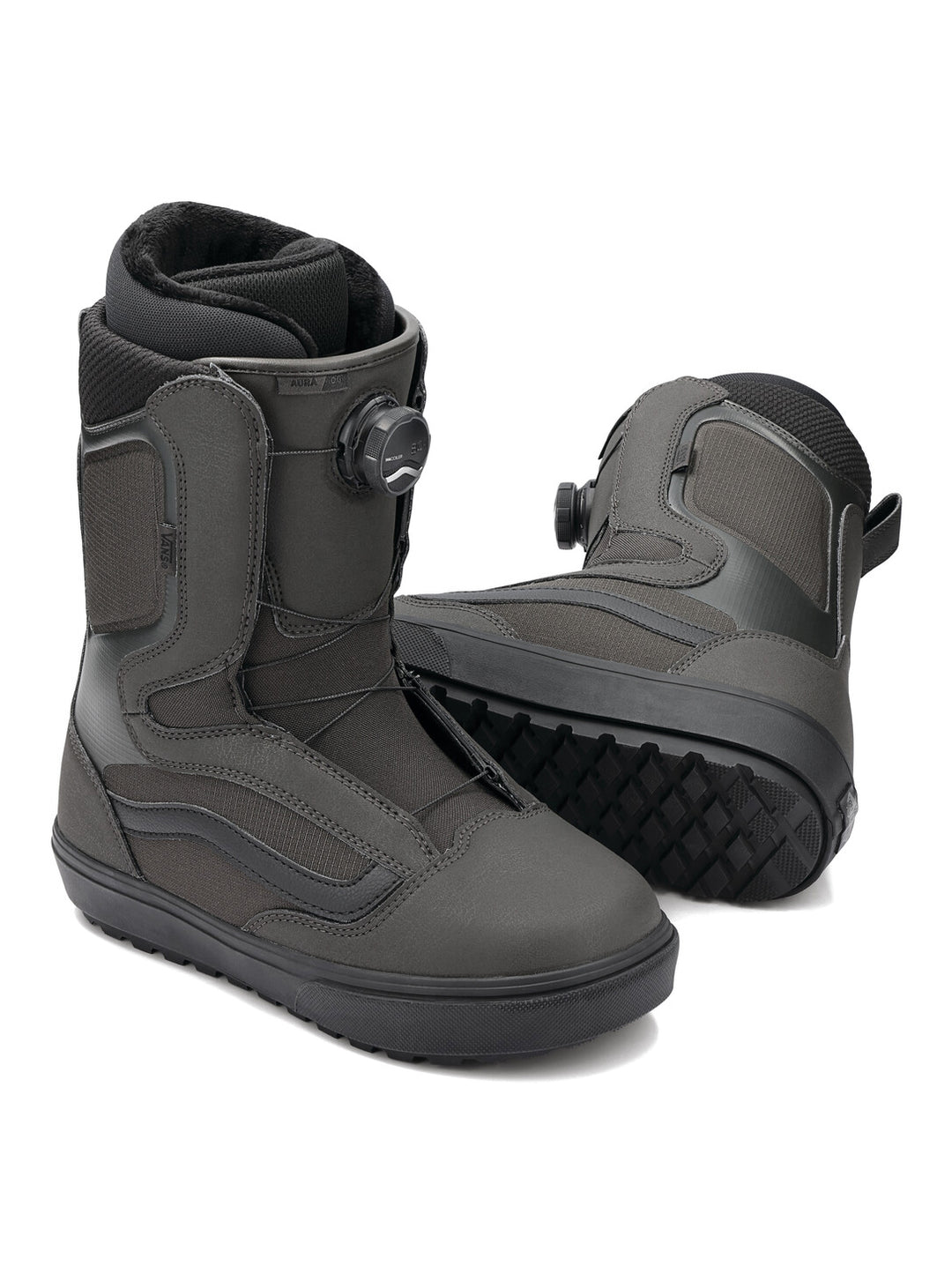 2026 Vans Aura OG Men's Snowboard Boot - Faded Black