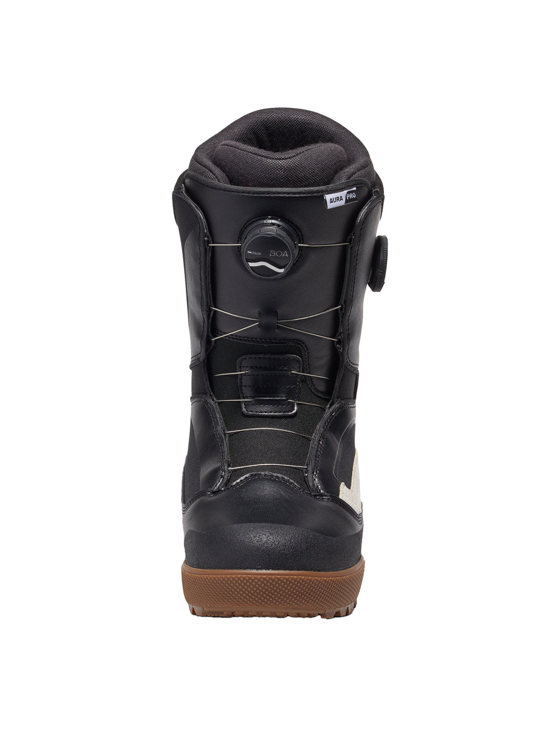 2025 Vans Aura Pro Men's Snowboard Boots - Black / White