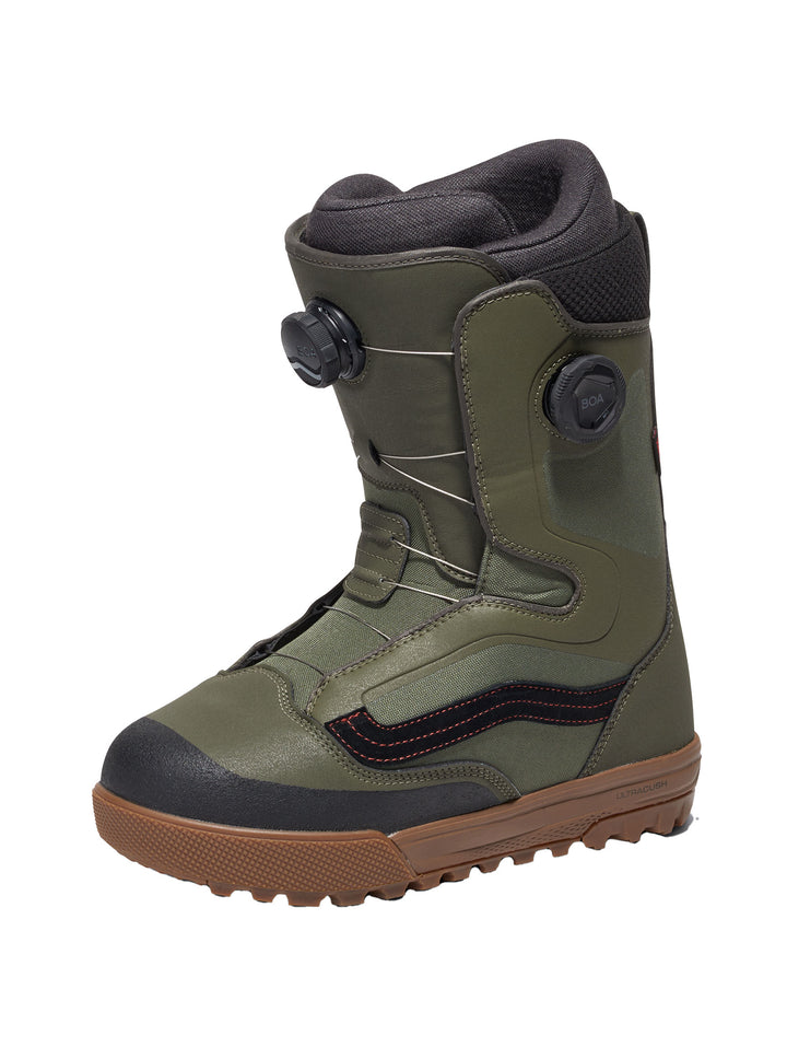 2025 Vans Men's Aura Pro Snowboard Boots - Green / Gum