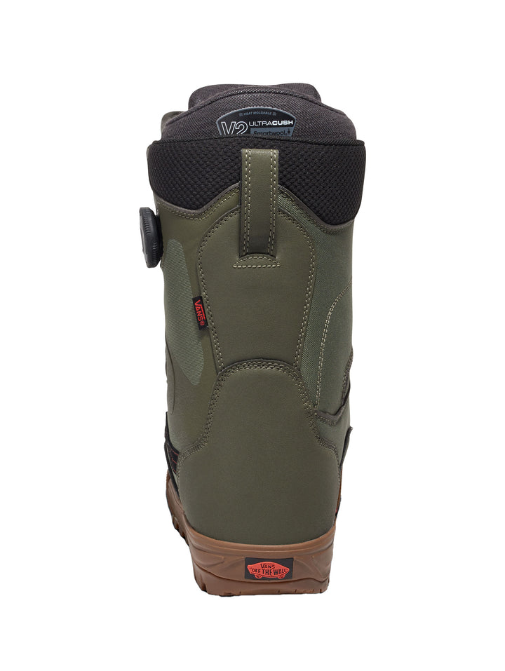 2025 Vans Men's Aura Pro Snowboard Boots - Green / Gum